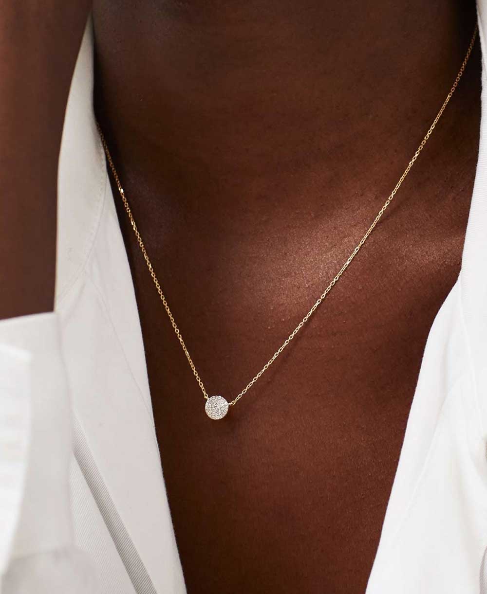 Diamond Letter Charm